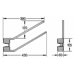 DENTE GIRELLO ADATTABILE A FCR-GASPARDO SX