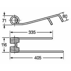 DENTE GIRELLO ADATTABILE GALFRE' DESTRO