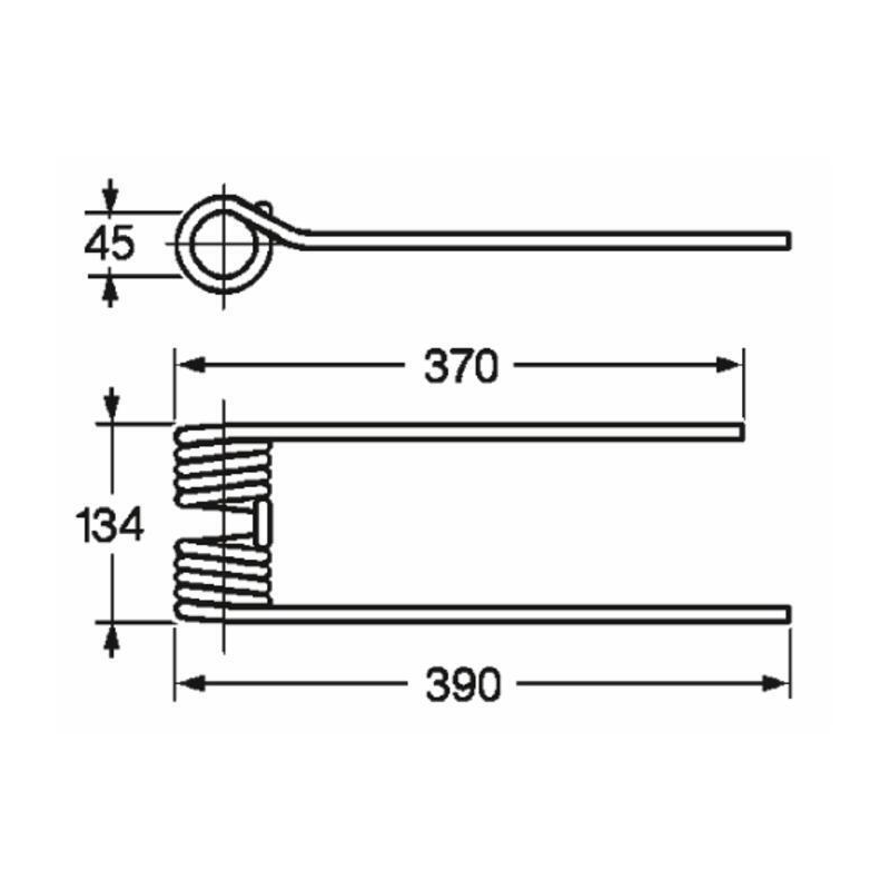 DENTE GIRELLO ADATTABILE KRONE SINISTRO