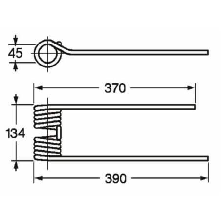 DENTE GIRELLO ADATTABILE KRONE SINISTRO