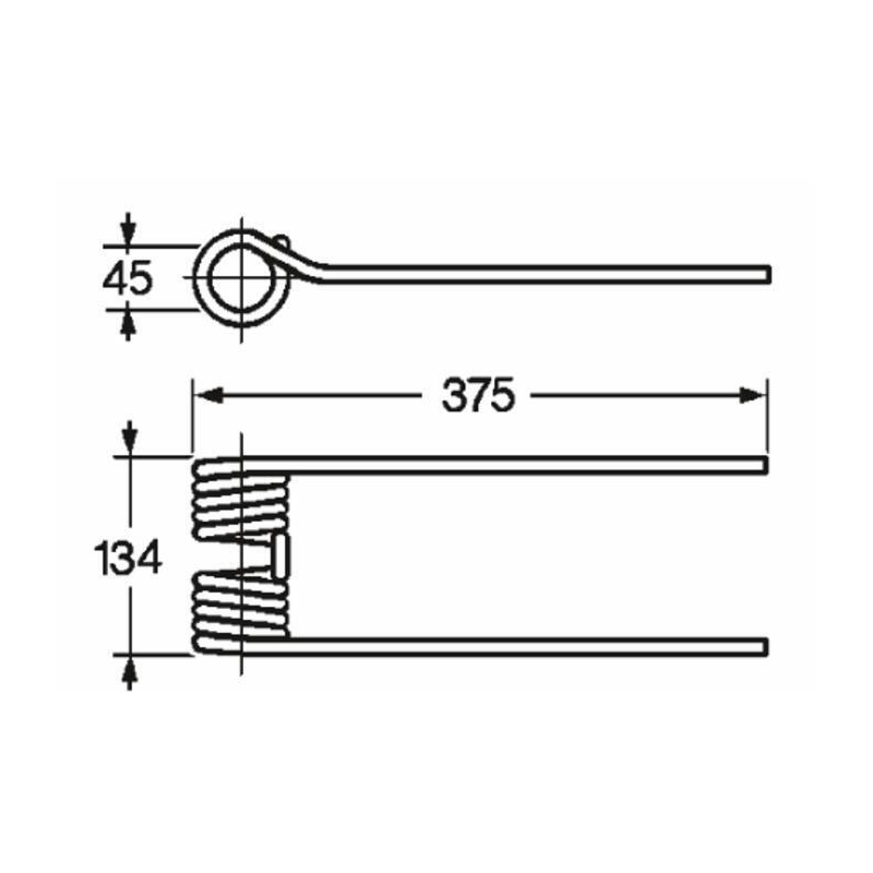 DENTE GIRELLO ADATTABILE KRONE