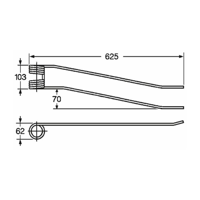 DENTE GIRANDATORE ADATTABILE BORELLO SINISTRO