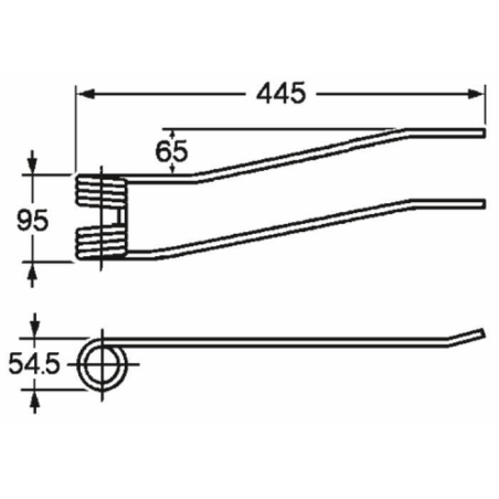 DENTE GIRANDATORE ADATTABILE FIORINI CORTO DX