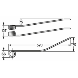 DENTE GIROANDANATORE ADATTABILE FIORINI DESTRO