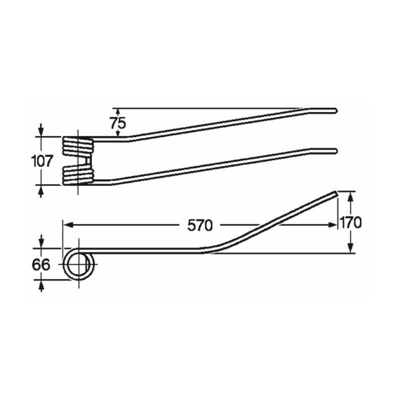 DENTE GIROANDANATORE ADATTABILE FIORINI DESTRO