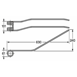 DENTE GIROANDANATORE ADATTABILE FONTANESI
