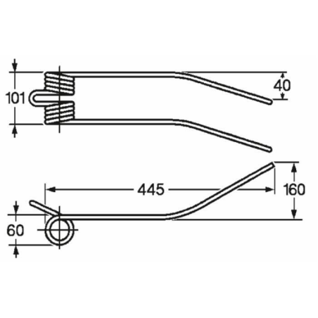 DENTE GIROANDANATORE ADATTABILE KUHN