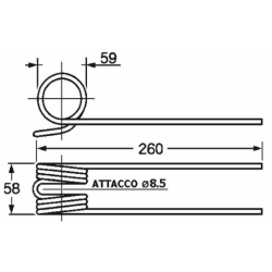 DENTE RANGHINATORE ADATTABILE GASPARDO