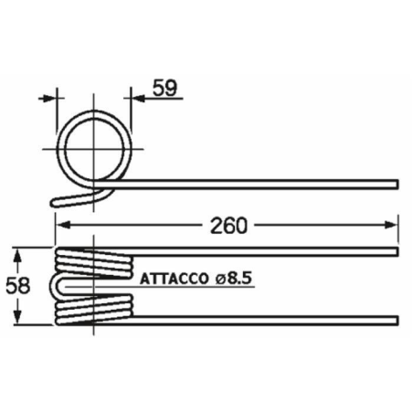 DENTE RANGHINATORE ADATTABILE GASPARDO