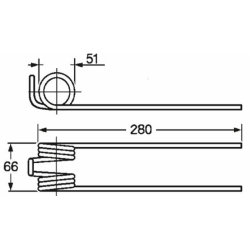 DENTE RANGHINATORE ADATTABILE MOLON VECCHIO