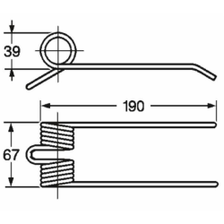 DENTE PICK-UP ADATTABILE HESSTON, REF. 708045981