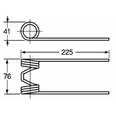 DENTE PICK-UP ADATTABILE JOHN DEERE, REF. C11427CX