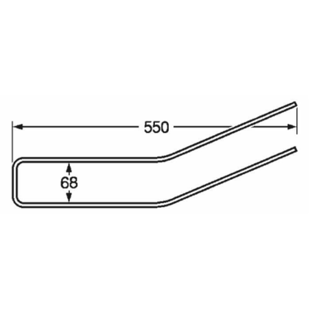 DENTE RASTRELLO ADATTABILE CLAAS E BAUTZ