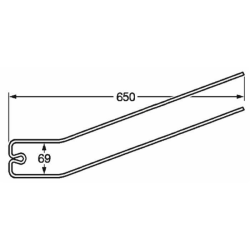 DENTE RASTRELLO ADATTABILE GALFRE'