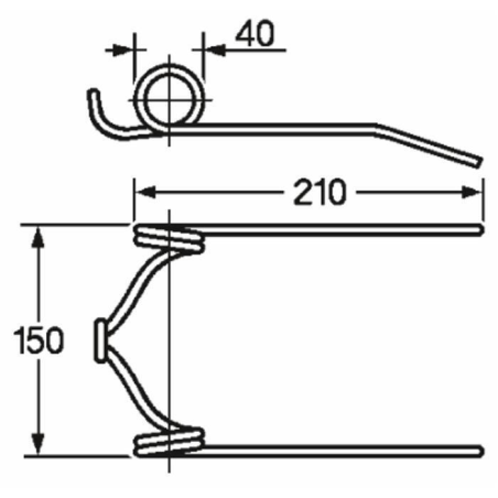 DENTE MIETITREBBIA ADATTABILE LAVERDA