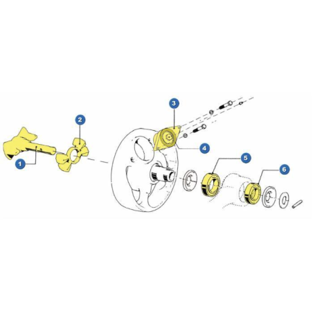 SILENTBLOCK COMPLETO PER VOLANO SPANDICONCIME ADATTABILE VICON