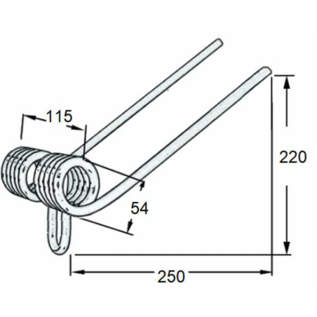 MOLLA SEMINATRICE POSTERIORE ADATTABILE GASPARDO