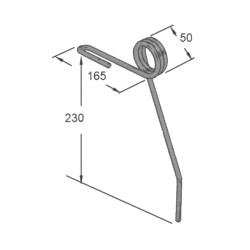 MOLLA SEMINATRICE MODELLO CORTO ADATTABILE MASCAR
