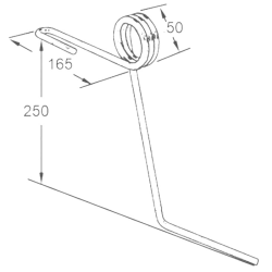 MOLLA SEMINATRICE MODELLO LUNGO ADATTABILE MASCAR