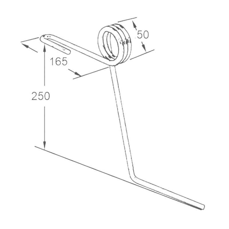 MOLLA SEMINATRICE MODELLO LUNGO ADATTABILE MASCAR