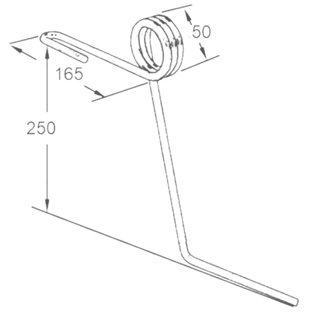 MOLLA SEMINATRICE MODELLO LUNGO ADATTABILE MASCAR