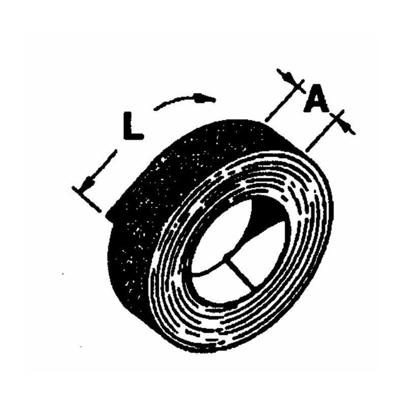 CINGHIA BUGNATA PER ROTOPRESSE LARGHEZZA 220MM