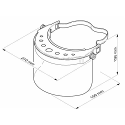 VISIERA PROTETTIVA IN POLICARBONATO