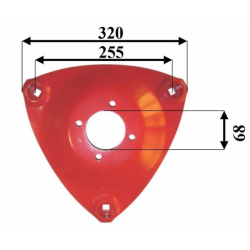 DISCO TRIANGOLARE ADATTABILE VICON