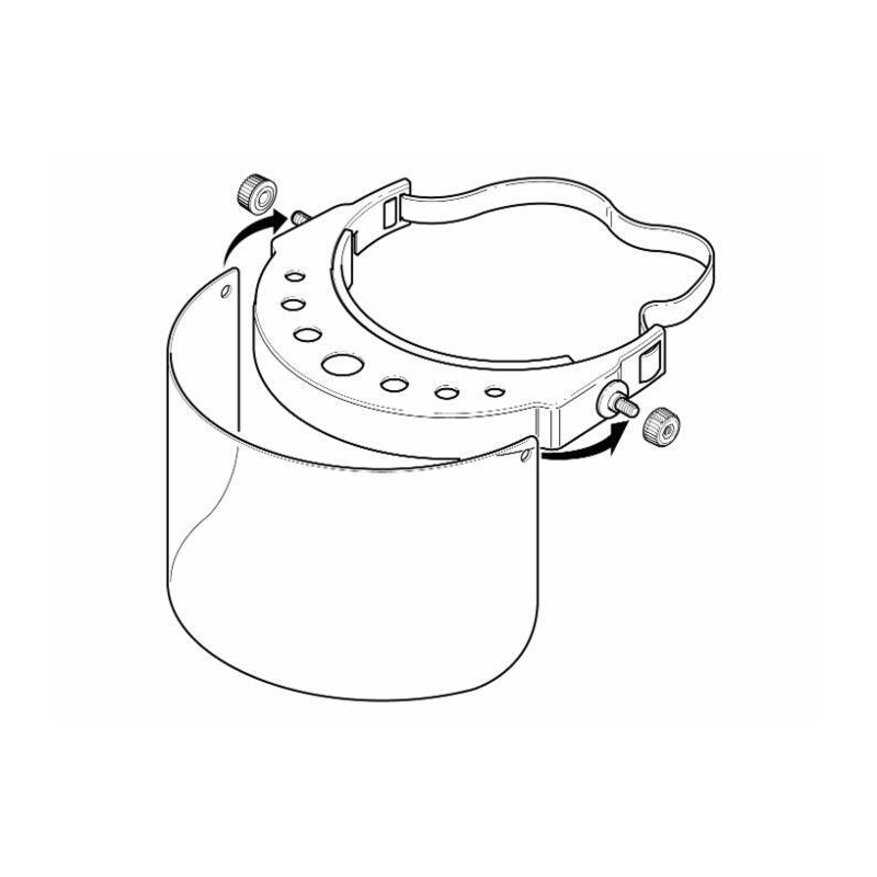VISIERA PROTETTIVA IN POLICARBONATO