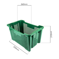 CASSETTA MULTIUSO APERTA, COLORE VERDE