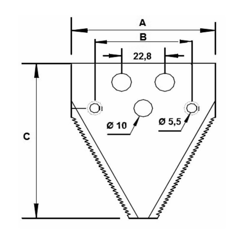 Sezione adattabile BCS 58028096