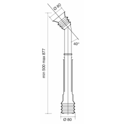 Tubo conducisemi lungo