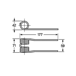 MOLLA NERA ADATTABILE PRESSA KRONE