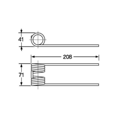 MOLLA ADATTABILE A PRESSA LELY-WELGER