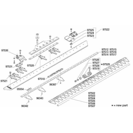 ASTA FORATA 19 SEZIONI ADATTABILE BCS 56151414