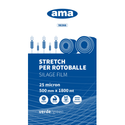 FILM 0,5X1800M 25 MICRON VERDE