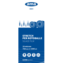 FILM 0,75X1500M 25 MICRON VERDE