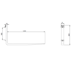 FORCA PORTAPALLET 80X40X1200