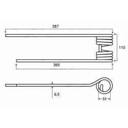 DENTE GIRELLO ORIGINALE KUHN