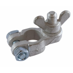 MORSETTO BATTERIA NEGATIVO A FARFALLA IN OTTONE