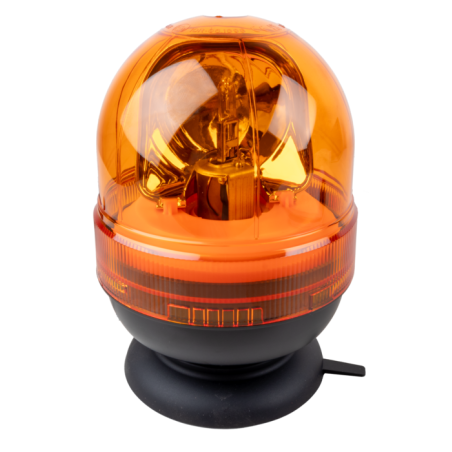 Girofaro alogeno 12V base magnetica, 55W, IP66