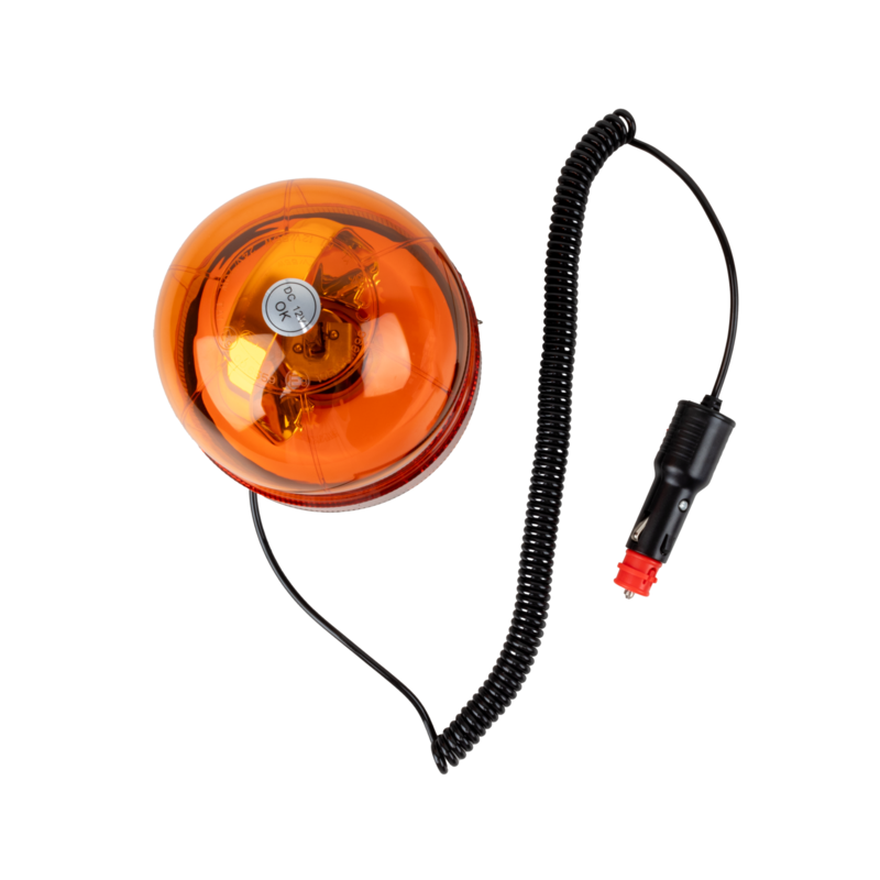 Girofaro alogeno 12V base magnetica, 55W, IP66