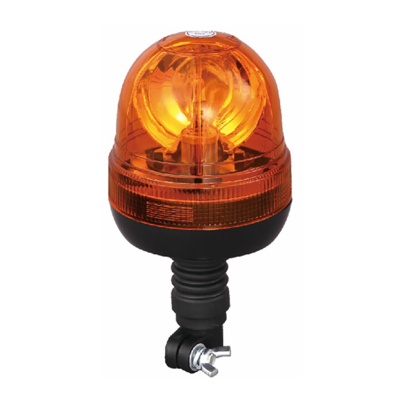 Girofaro alogeno 24V base ad asta flessibile, 55W, IP66