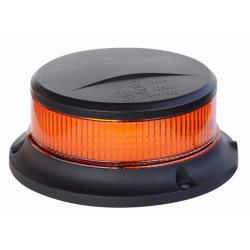 Lampeggiante a LED 12-24V, base piana, 18 LED, IP67.