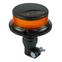 Lampeggiante a LED 12-24V, base ad asta flessibile, 18 LED, IP67