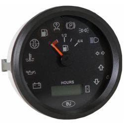 STRUMENTO ANALOGICO E DIGITALE CON 12 SPIE, STRUMENTO LIVELLO CARBURANTE E CONTAORE 9-30V