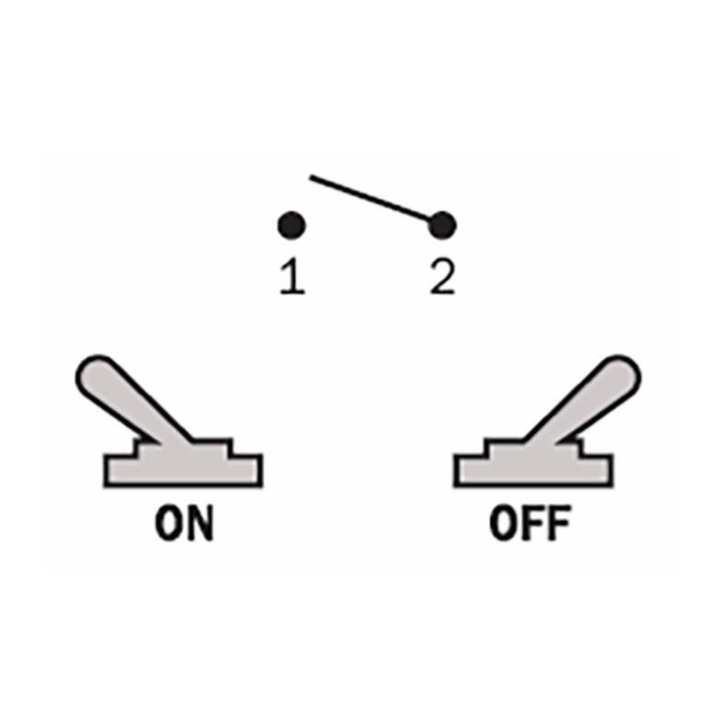INTERRUTTORE A LEVETTA UNIPOLARE ON-OFF