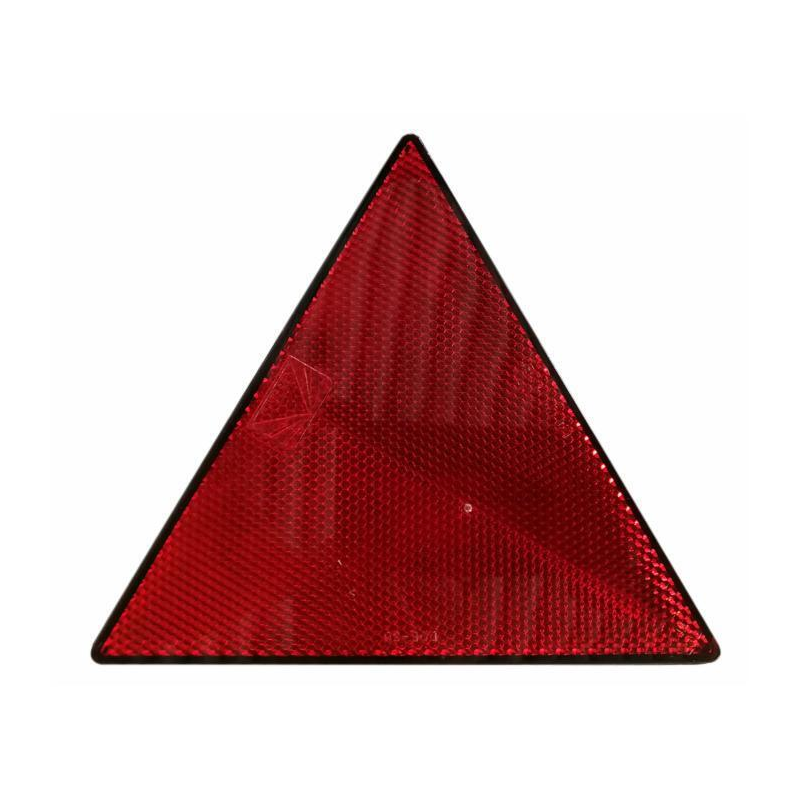 Catarifrangente triangolare rosso adesivo
