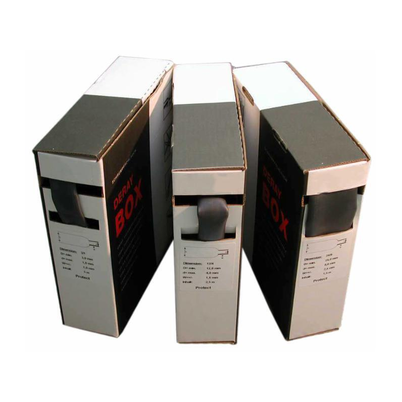 GUAINA TERMORESTRINGENTE CON ADESIVO 19/6 BOX 2 M