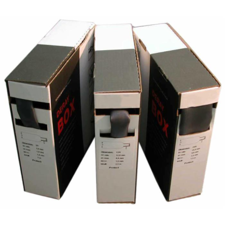 GUAINA TERMORESTRINGENTE CON ADESIVO 19/6 BOX 2 M